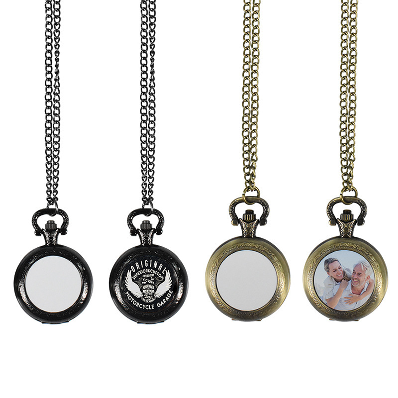 Jewelry Watch - Винтажные металлические карманные часы-кулон, классическое ожерелье-часы,
