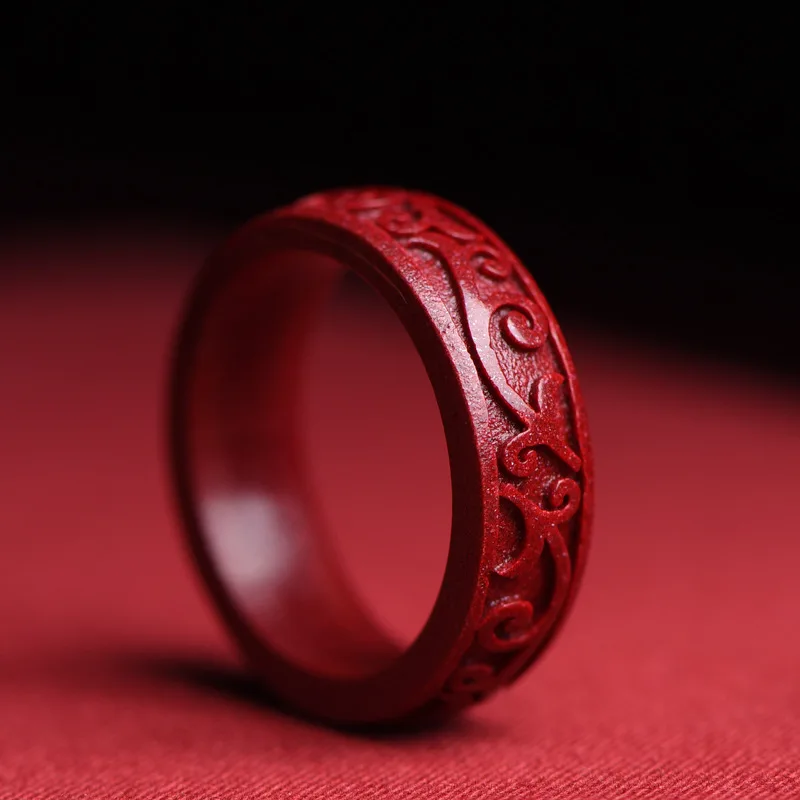 Luxury Gifts Jewelry & Watches Namfleg Mostar - Натуральное Аутентичное кольцо Cinnabar, подарок для