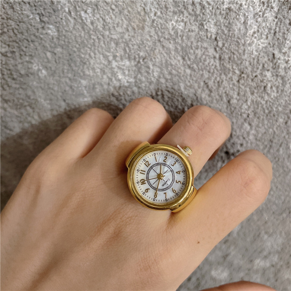 Unique Jewelry Watches - Модные часы-кольцо в стиле Ins, ретро-дизайн,