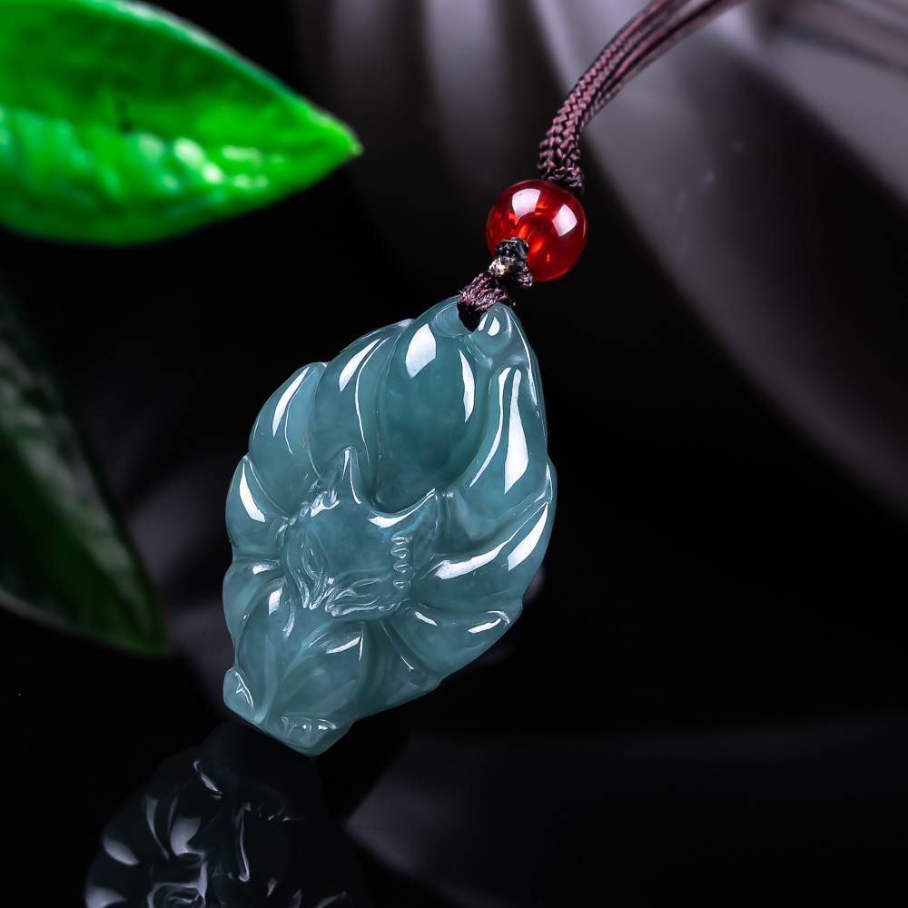 Jewelry & Watches Sp Z Oo Opinie - Натуральный бирманский нефритовый кулон-лиса, винтажные аксессуары,
