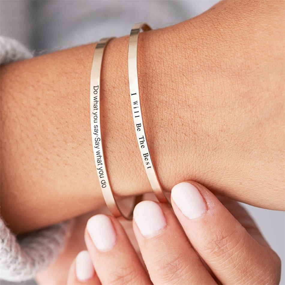 Rose Gold Bracelet - 4 мм 6 мм браслет с