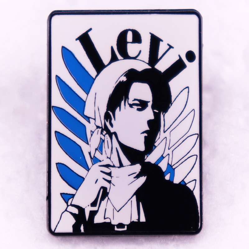 Levi Jewelry & Watches Inc - Эмалированная булавка Леви Аккермана из «атаки