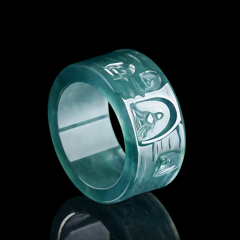 Jewelry & Watches Sp Z Oo Opinie - Натуральное бирманское нефритовое кольцо с Буддой,