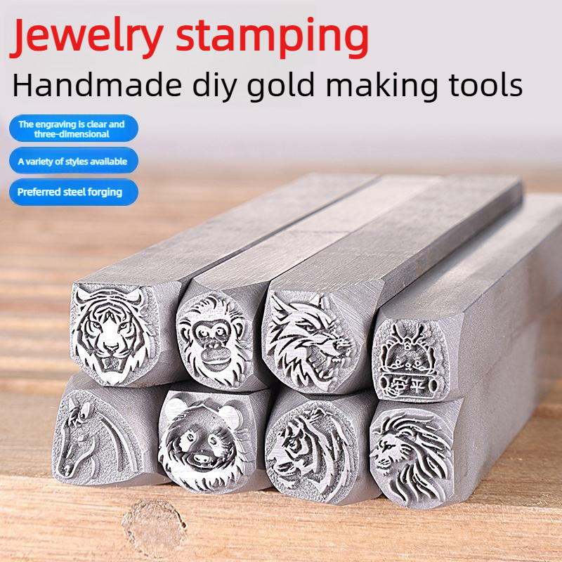 Wolf Jewelry & Watches Tampa - Стальной штамп-гравер в виде головы животного,