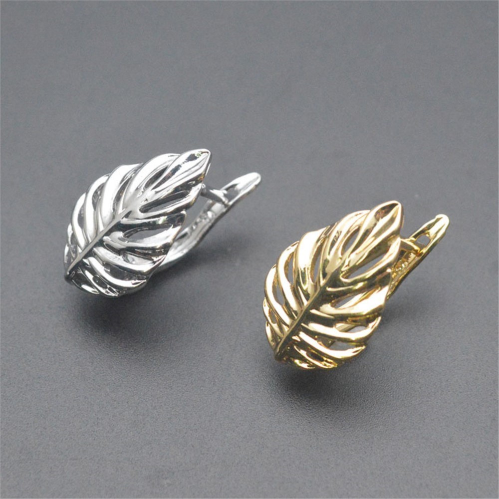 Hoop Earrings - 1/2 шт. позолоченные 18-каратным золотом латунные