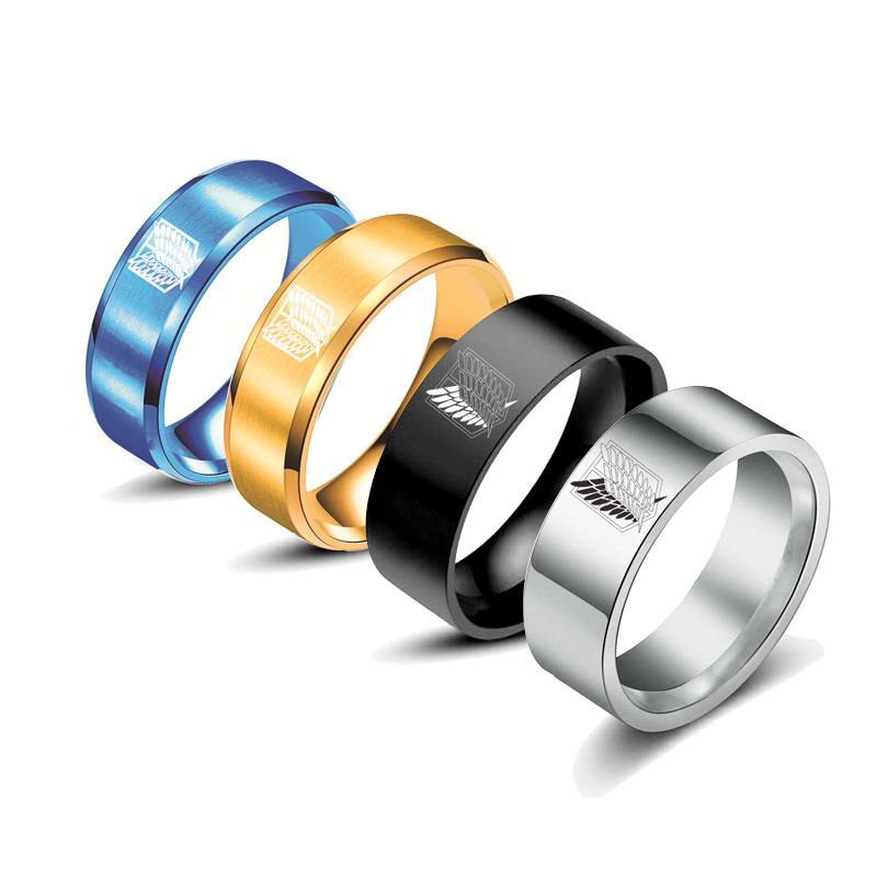 Levi Jewelry & Watches Inc - Набор из 4 модных аниме-колец с