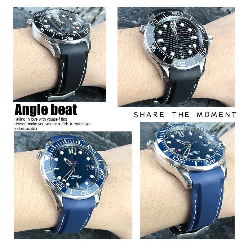 Ремешки для часов из силиконов – обзор и цена Omega Watch Seamaster