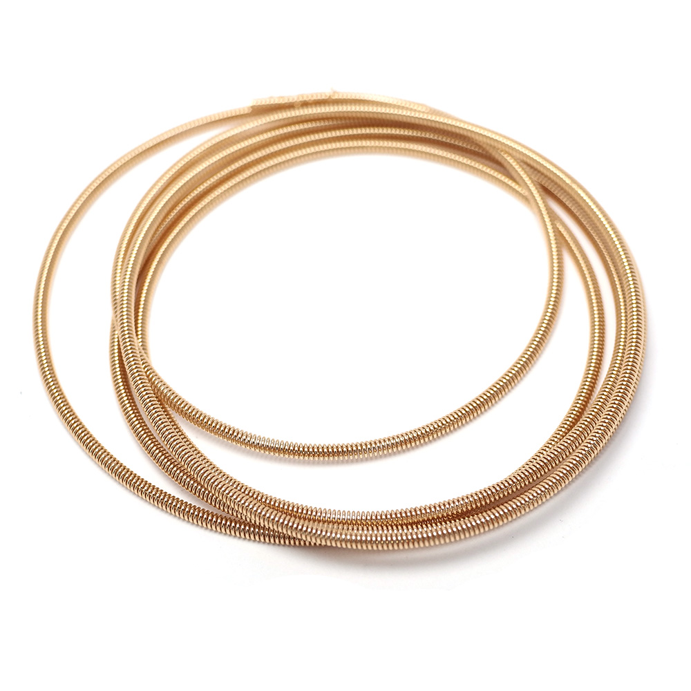 Цепочка-пружина, латунные цепо – обзор и цена Rose Gold Bracelet