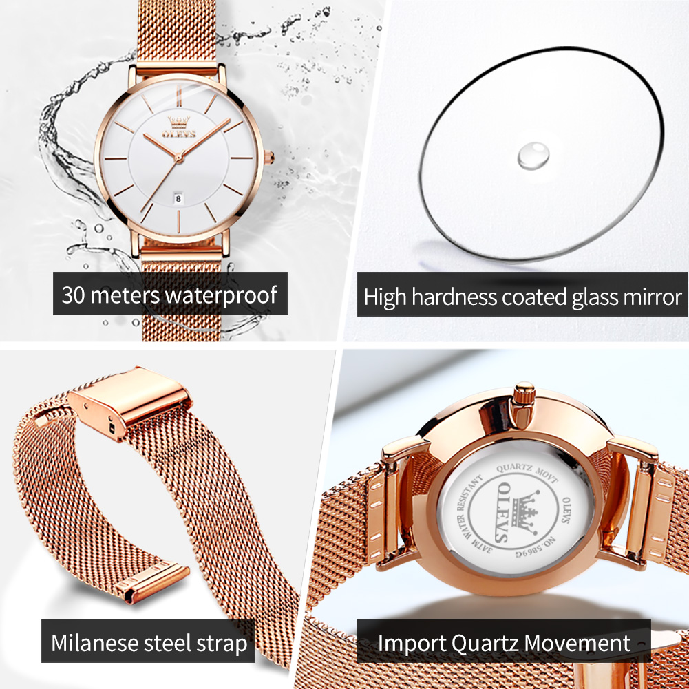 OLEVS женские часы 5869, элега – обзор и цена Jewelry Watch
