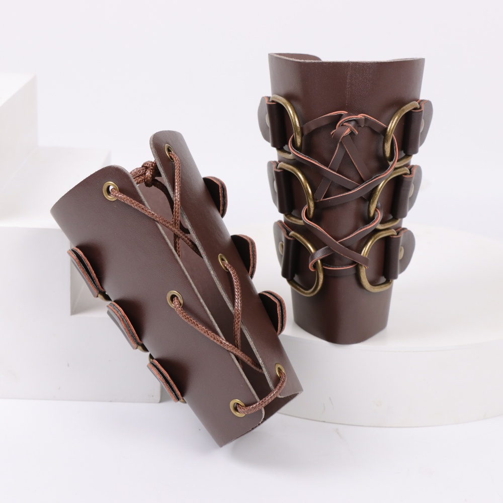 Средневековые кожаные длинные  – обзор и цена Leather Bracelet