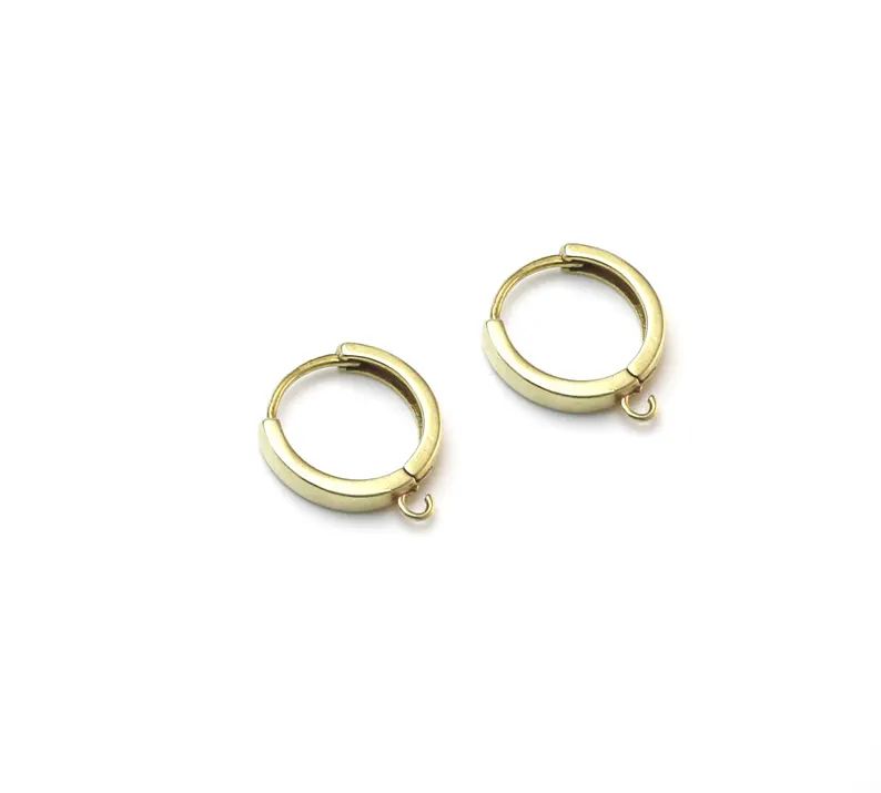 10 шт. латунные ушные обручи,  – обзор и цена Hoop Earrings