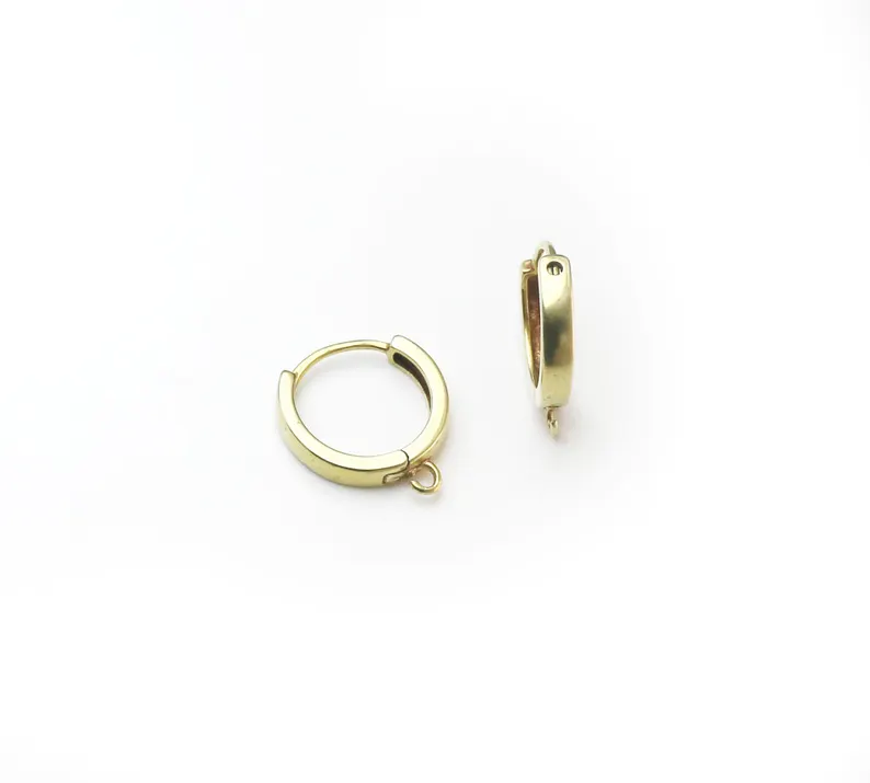 10 шт. латунные ушные обручи,  – обзор и цена Hoop Earrings