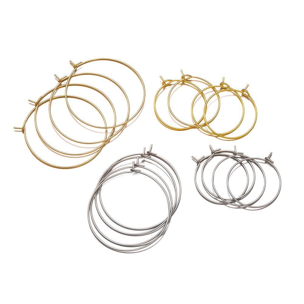 50 шт. 316 нержавеющая сталь,  – обзор и цена Hoop Earrings