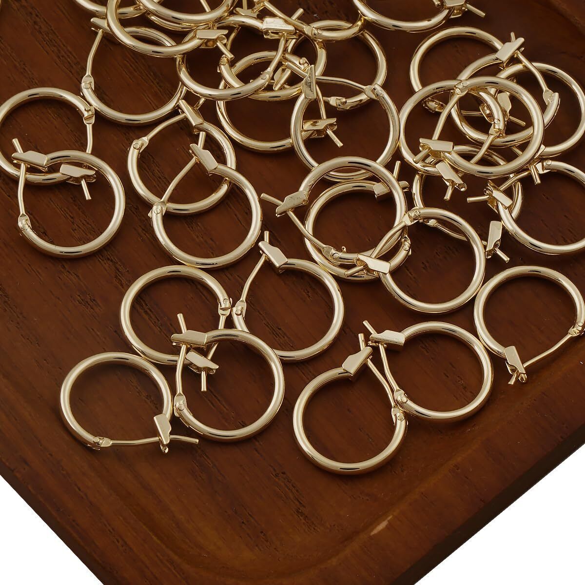 10 шт., 14-каратное золото, фр – обзор и цена Hoop Earrings