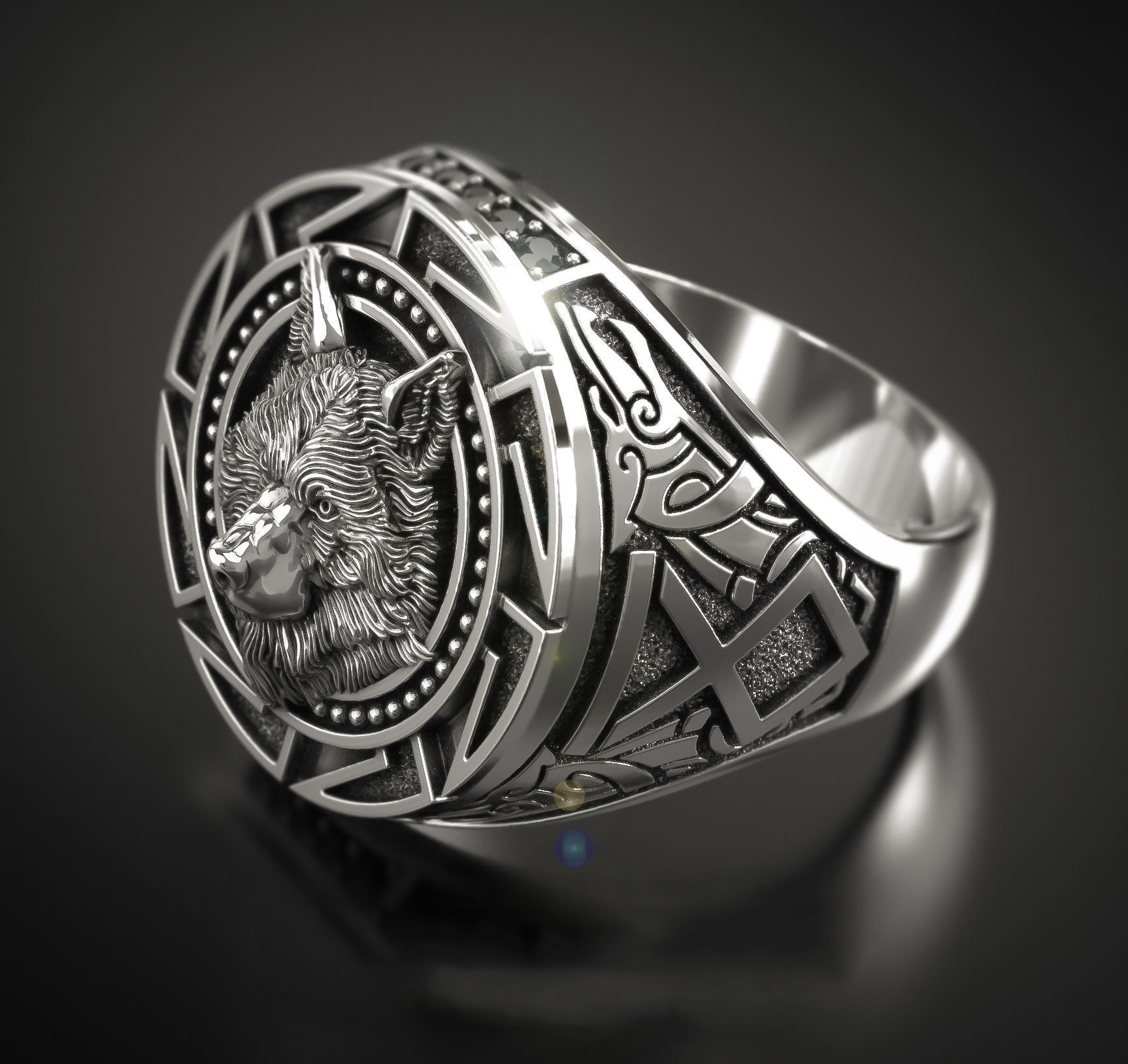 Кольцо из тайского серебра 925 – обзор и цена Wolf Jewelry & Watches Tampa