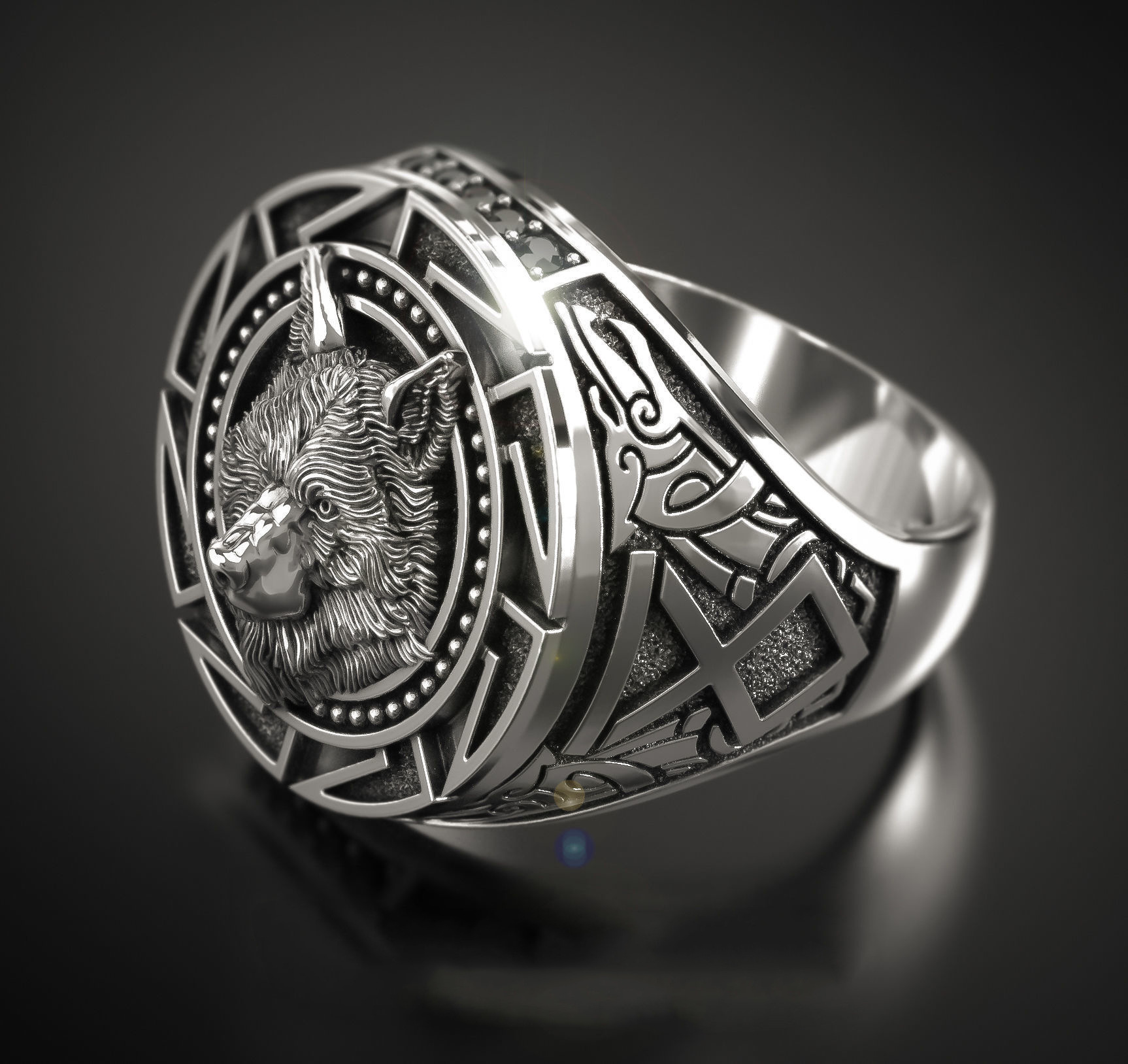 Кольцо из тайского серебра 925 – обзор и цена Wolf Jewelry & Watches Tampa